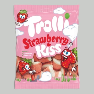 Мармелад жевательный Trolli Клубничный поцелуй 150гр