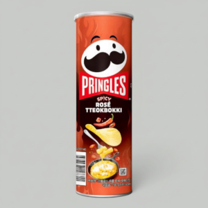 Чипсы картофельные Pringles Острые токпокки в сырном соусе 100гр 