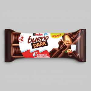 Печенье вафельное Kinder Bueno Темный шоколад 43гр