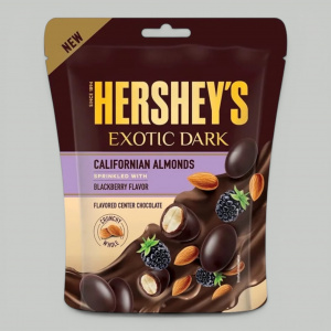 Конфеты Hershey's Миндаль в шоколаде-Ежевика 90гр