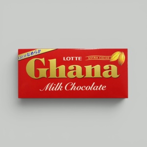 Шоколад молочный Ghana 50гр