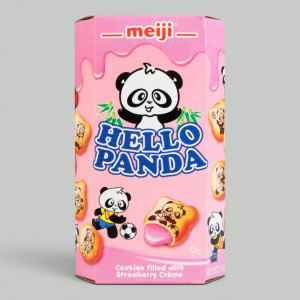 Печенье Meiji Hello Panda Клубника 45гр