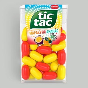 Конфеты Тик Так Маракуйя-Ананас 16гр