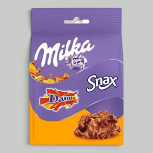 Печенье Milka Daim Snax 145гр