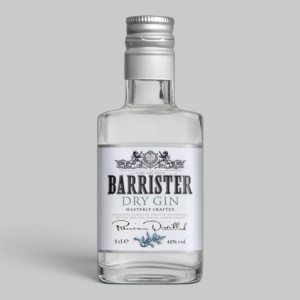 Джин Barrister Dry стекло 0,05 л. 40%