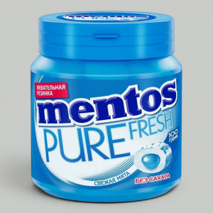 Жев.резинка Mentos Pure Мята 61,2гр 