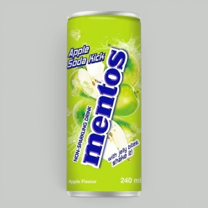 Напиток Mentos Яблоко 0,24л