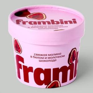 Frambini Малина в белом и молочном шоколаде 130гр