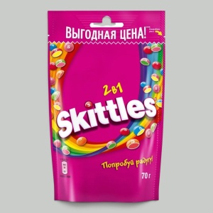 Жев.конфета Skittles 2 в 1 70гр