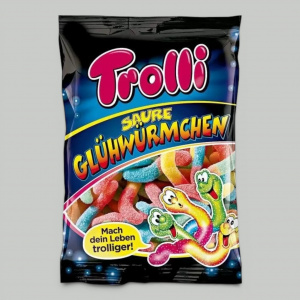 Мармелад жевательный Trolli Кислые червячки 75гр