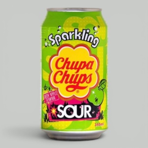 Напиток Chupa Chups Кислое Яблоко газ. 0,345л