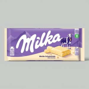 Шоколад белый Milka 90гр