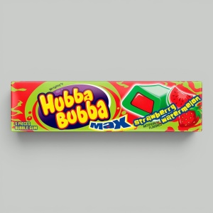 Жев.резинка Hubba Bubba Клубника-арбуз 40гр