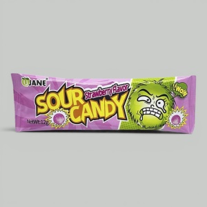 Конфеты Ujane sour candies клубника 12гр