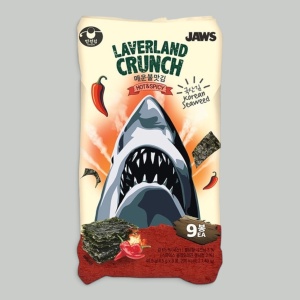 Морские водоросли Laverland Crunch Hot&Spicy "Челюсти" 40,5гр