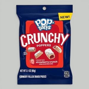 Печенье POP-TARTS Сrunchy Poppers Frosted strawberry crunch 60гр