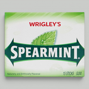 Жев.резинка Wrigley's Spearmint Мята 37,5гр 
