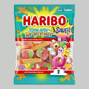 Мармелад жевательный Haribo Sauerbrenner Кислые 160гр