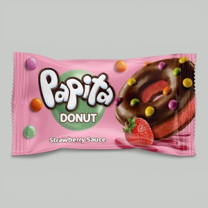 Пончик Papita Клубника 40гр