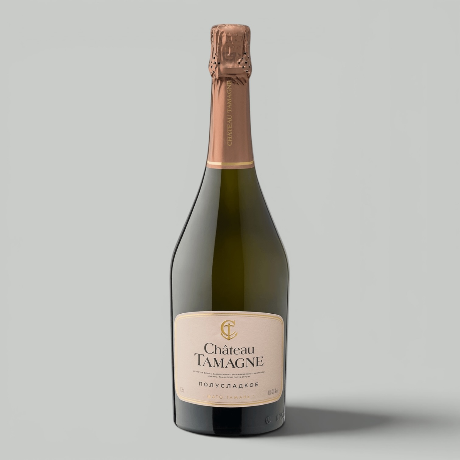 Вино Chateau Tamagne белое полусладкое 0,75л 10%