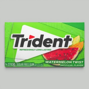 Жев.резинка Trident Арбуз без сахара 21,6гр