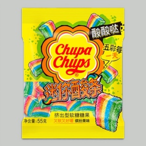 Мармелад жевательный Chupa Chups mini Sout Bar 55гр