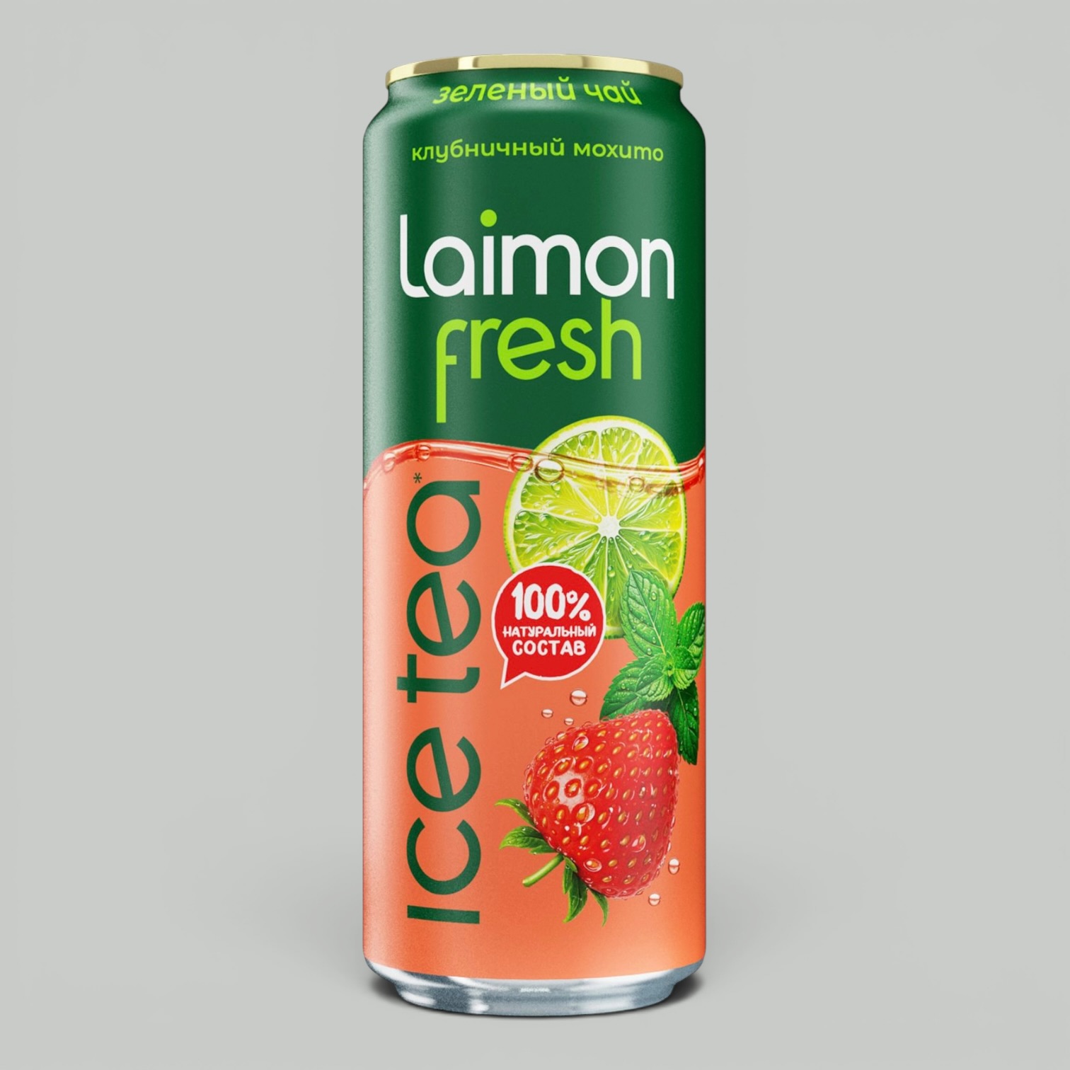 Чай Limon Fresh Клубничный мохито 0,45л