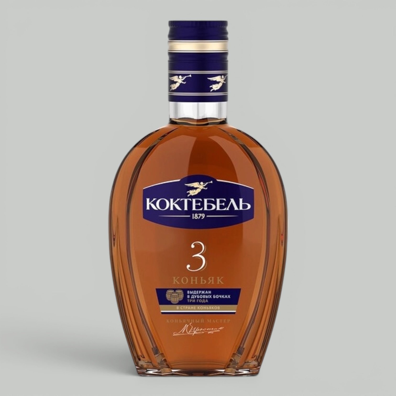 Коньяк Коктебель трехлетний 0,25 л. 40%