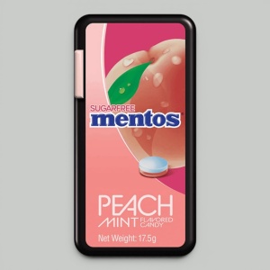 Жев.конфеты Mentos Мята-Персик 17,5гр