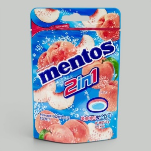 Жев.конфеты Mentos DUO Персик и Содовая 45гр