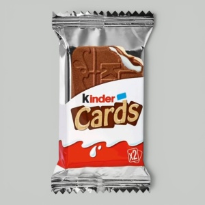 Печенье вафельное Kinder Cards Mini 25,6гр