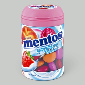 Жев.конфеты Mentos Йогурт 120гр