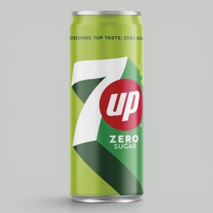 Напиток 7UP Лимон - Лайм Zero газ. 0,33л