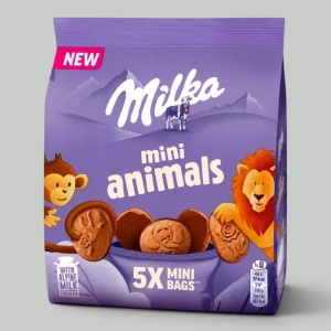 Печенье Milka Mini Animals 99,5гр