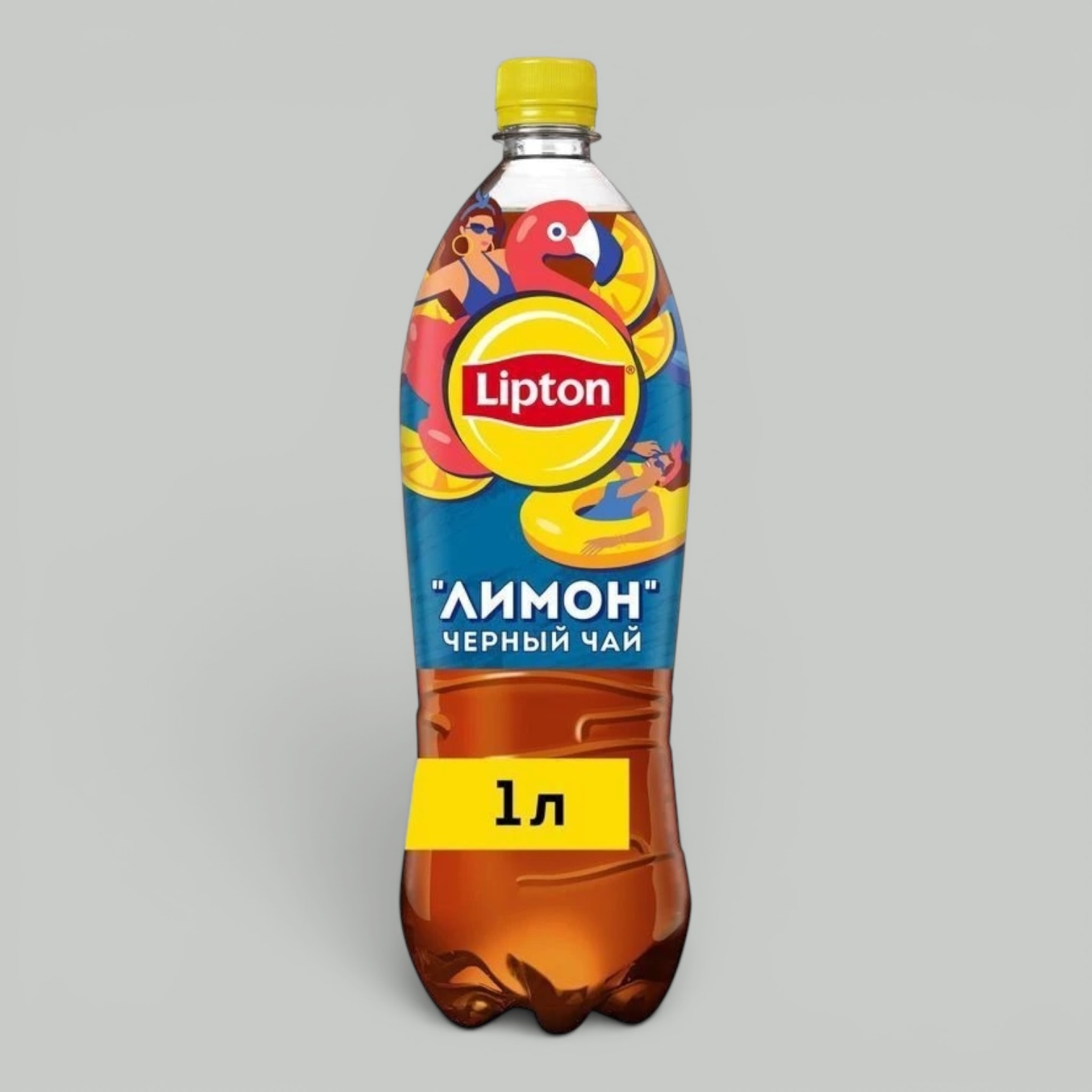Чай Lipton Черный Лимон 1л