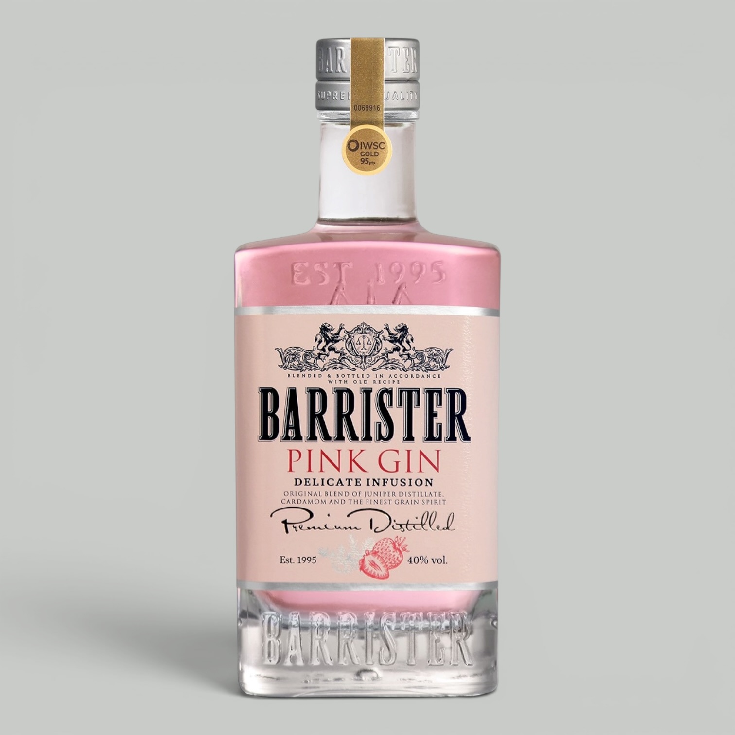 Джин Barrister Pink 0,5 л. 40%