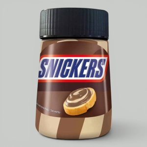 Паста шоколадная Snickers Duo 350гр