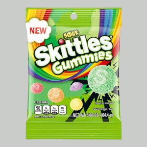 Жев.конфеты Skittles Gummies Sour 164,4гр