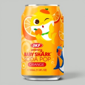 Напиток Baby Shark Апельсин газ. 0,35л
