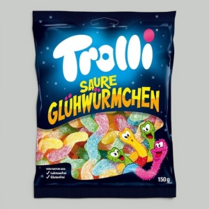 Мармелад жевательный Trolli Кислые Червячки 150гр.