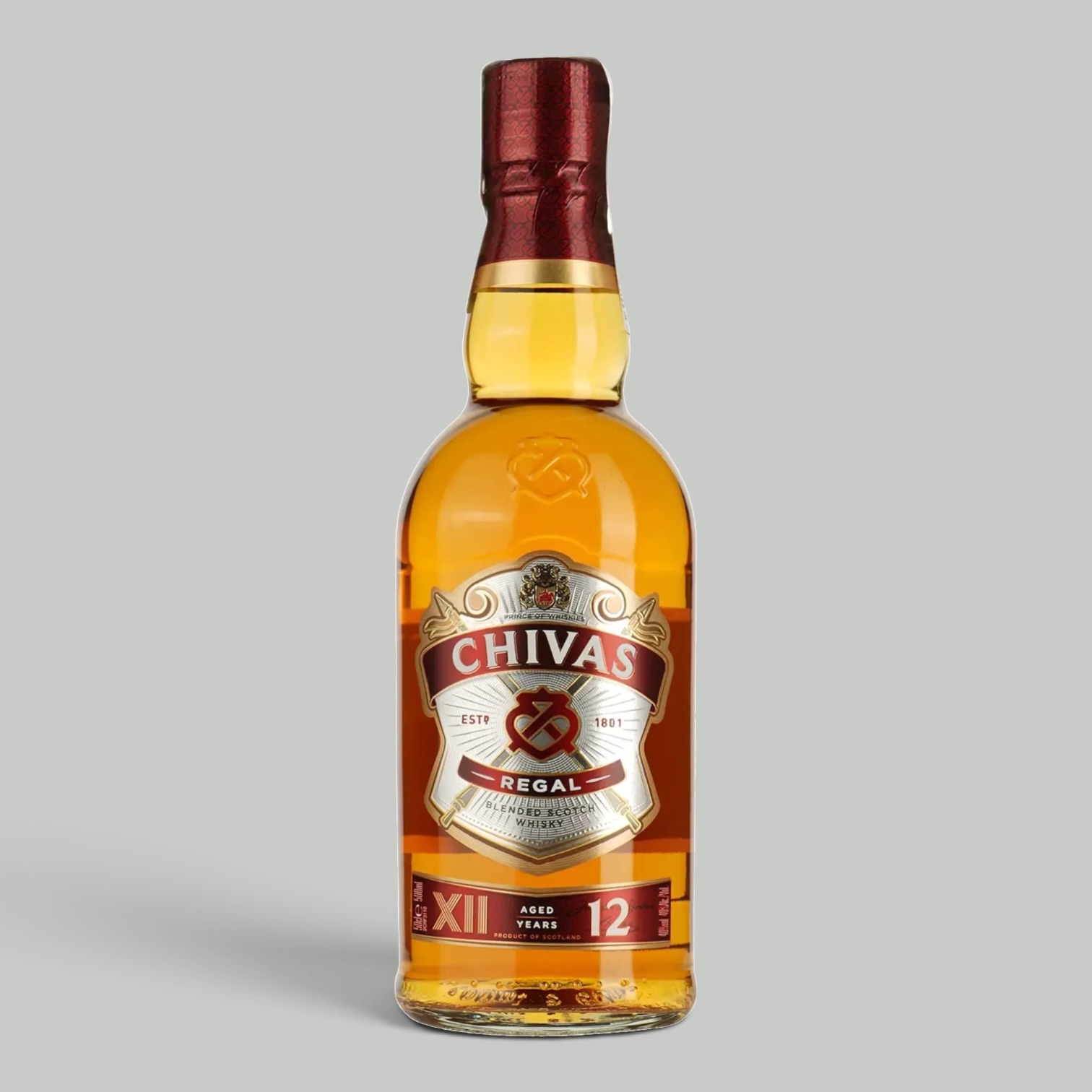 Виски Chivas Regal 12 лет выдержки 40%, 0,5л