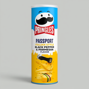 Чипсы картофельные Pringles Черный перец-пармезан 110гр