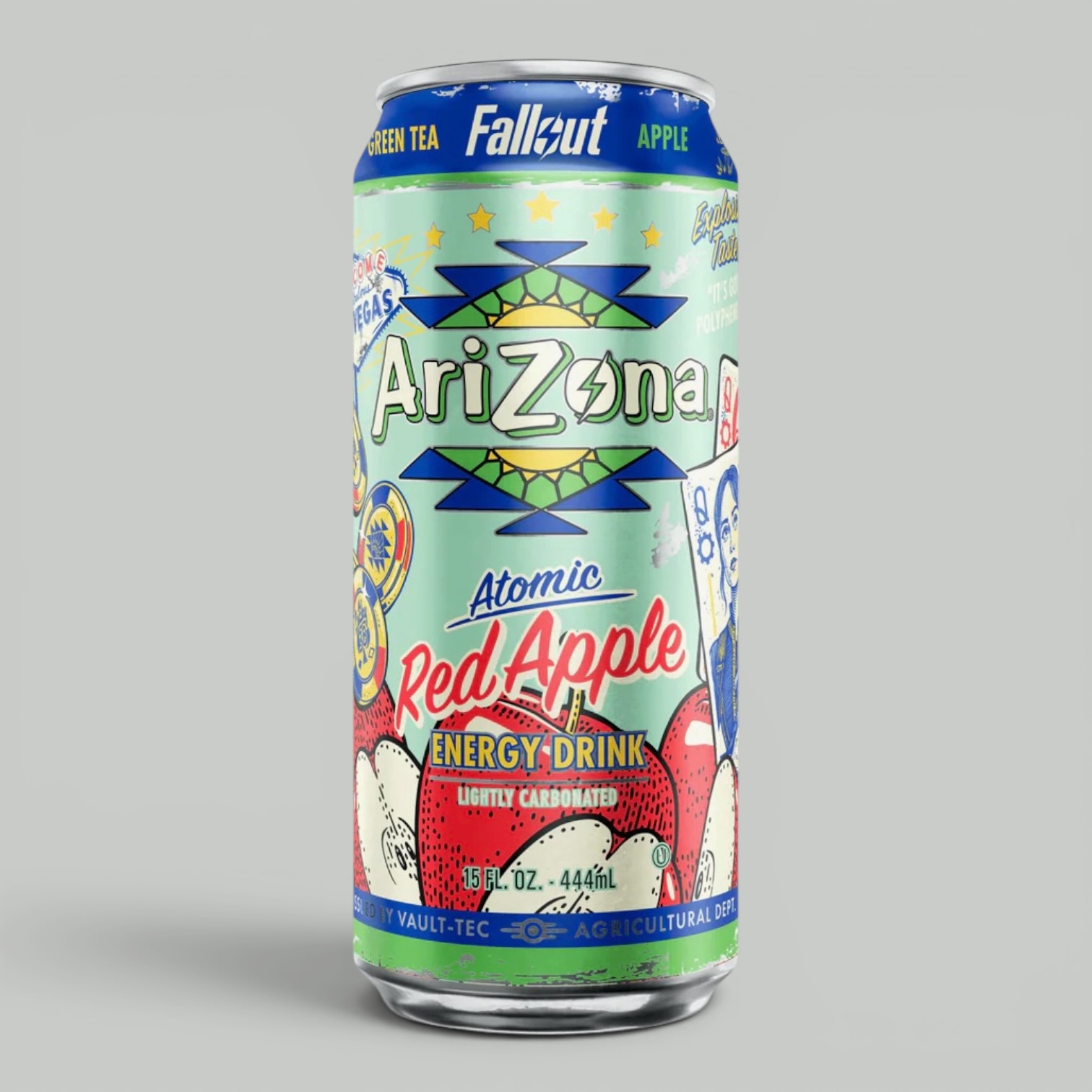 Энерг.напиток Arizona Fallout Красное яблоко 0,444л