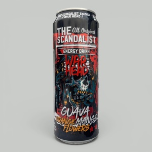 Энерг.напиток Scandalist War Head гуава, манго, апельсин газ. 0,45л