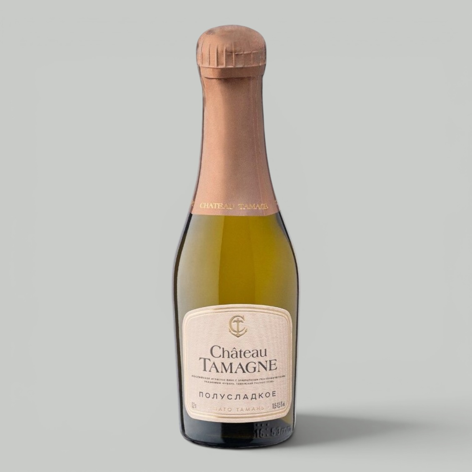 Вино Chateau Tamagne белое полусладкое 0,2л 10%