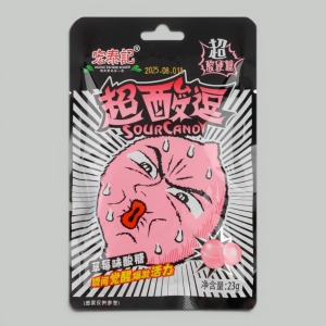 Жев.конфеты Hong Tai Kee Кислая клубника 23гр