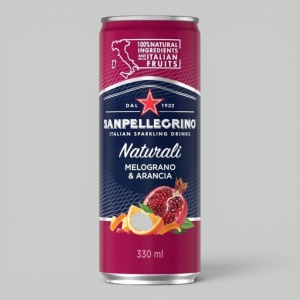 Напиток Sanpellegrino Апельсин и гранат газ. 0,33л