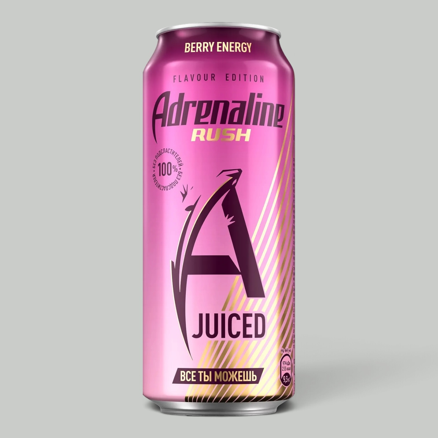 Энерг.напиток Adrenaline Ягодный 0,449л