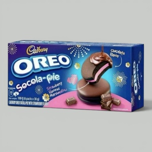 Печенье Oreo Choco Pie Клубника 168гр