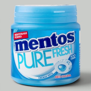 Жев.резинка Mentos Свежая мята 100гр